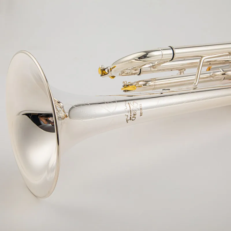 Made in Japan quality 8335 Bb Trumpet B Flat Brass Silver Plated Professional Trumpet Musical Instruments with Leather Case