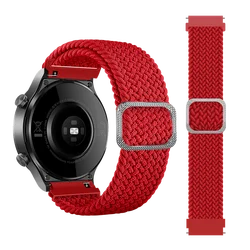 Nylon Loop Watchband Replacement Strap - Durable and Comfortable Wristband Bracelet for 22mm Universal (Style L)