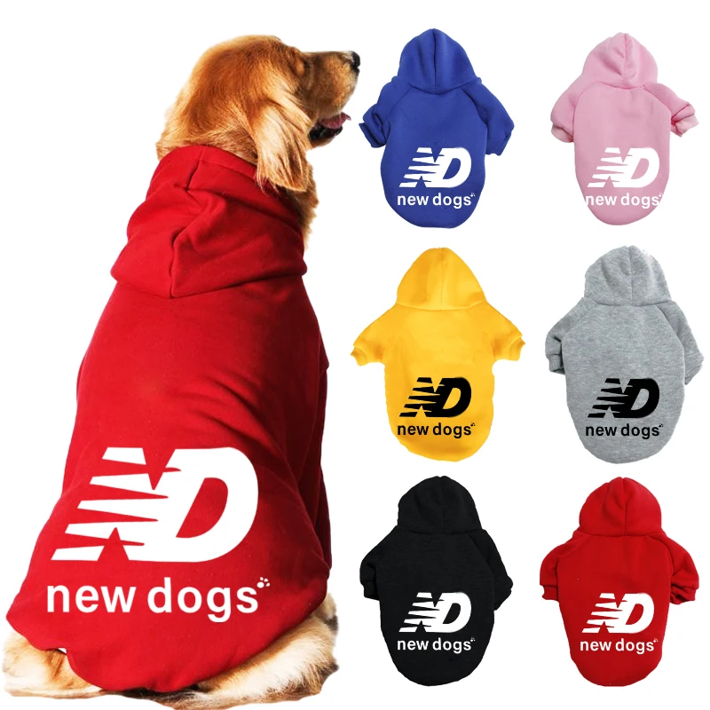 

Puppy Clothes Hoodies Warm Winter Clothes Designer Fashion Brand Big Dog Clothes Labrador Jacket Clothes French Bulldog