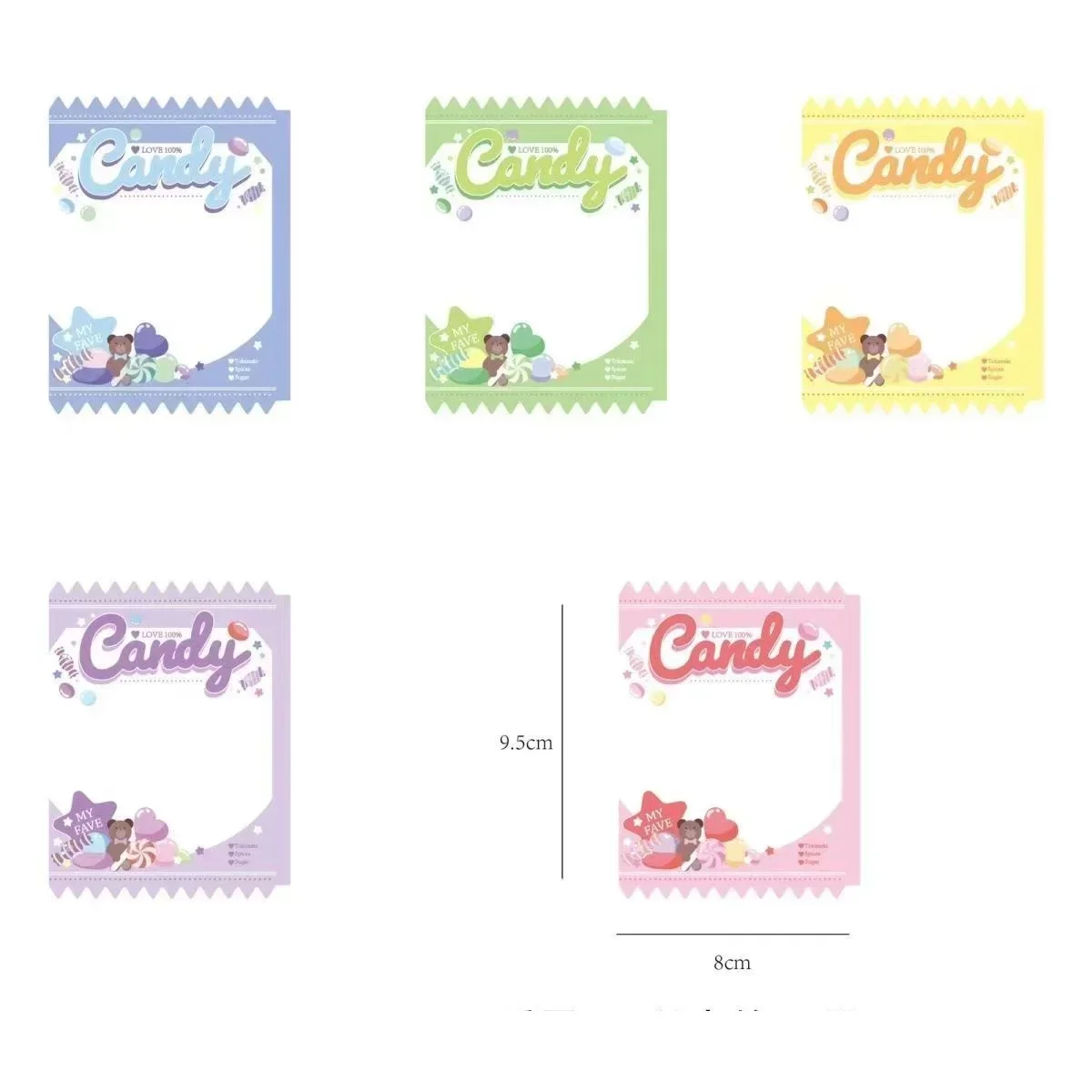 Cartoon Candy Bag Badge Protector Case for 58mm and 75mm Anime Badges Decoration Bag Accessories Case 5