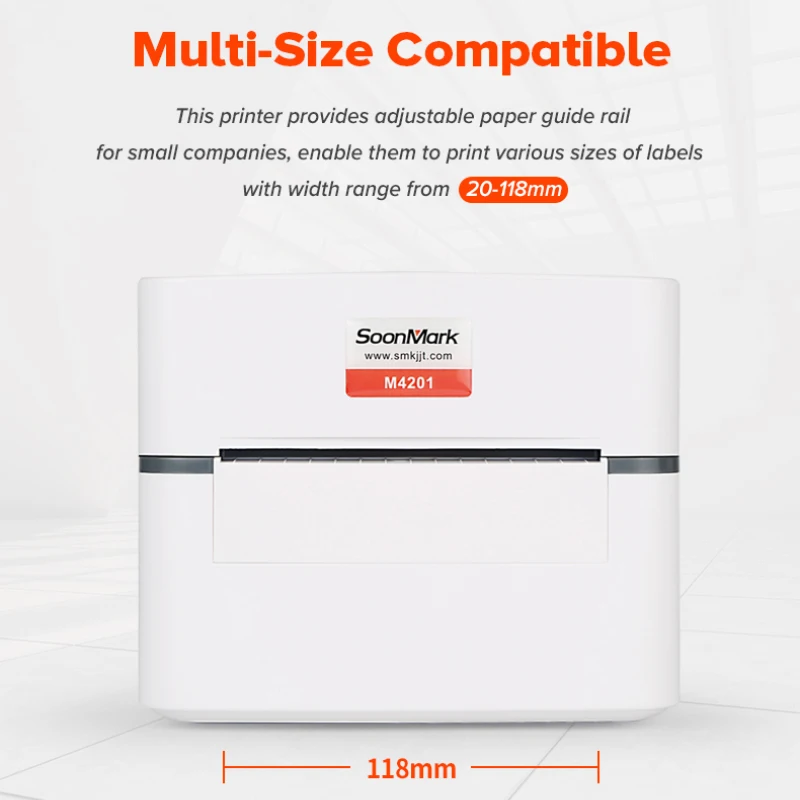 Wifi 4 Inch Thermal Label Printer Shipping Label Printer Barcode Sticker Machine Waybill Wifi USB Bluetooth Printing