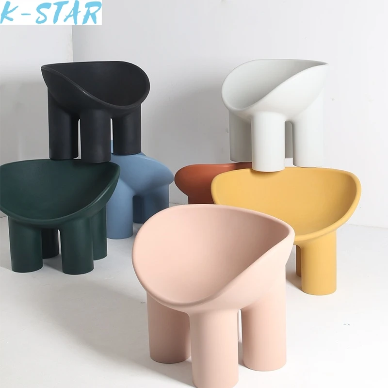 Single Seat Sofa Chair K-STAR Nordic Designer Elephant Leg Ins Internet-Popular Homestay Single-Seat Sofa Chair Creative Comfort Outdoor Recliner