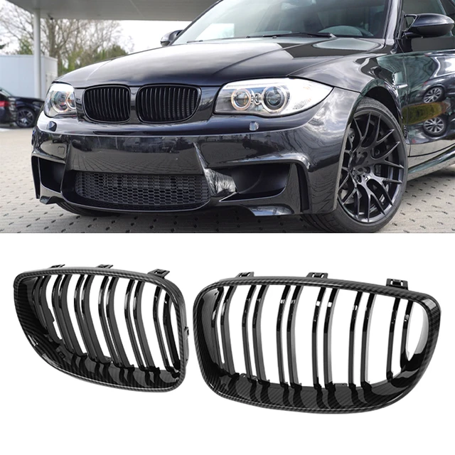 Carbon Fiber Car Front Grilles Bumper Hood Kidney Grille Racing