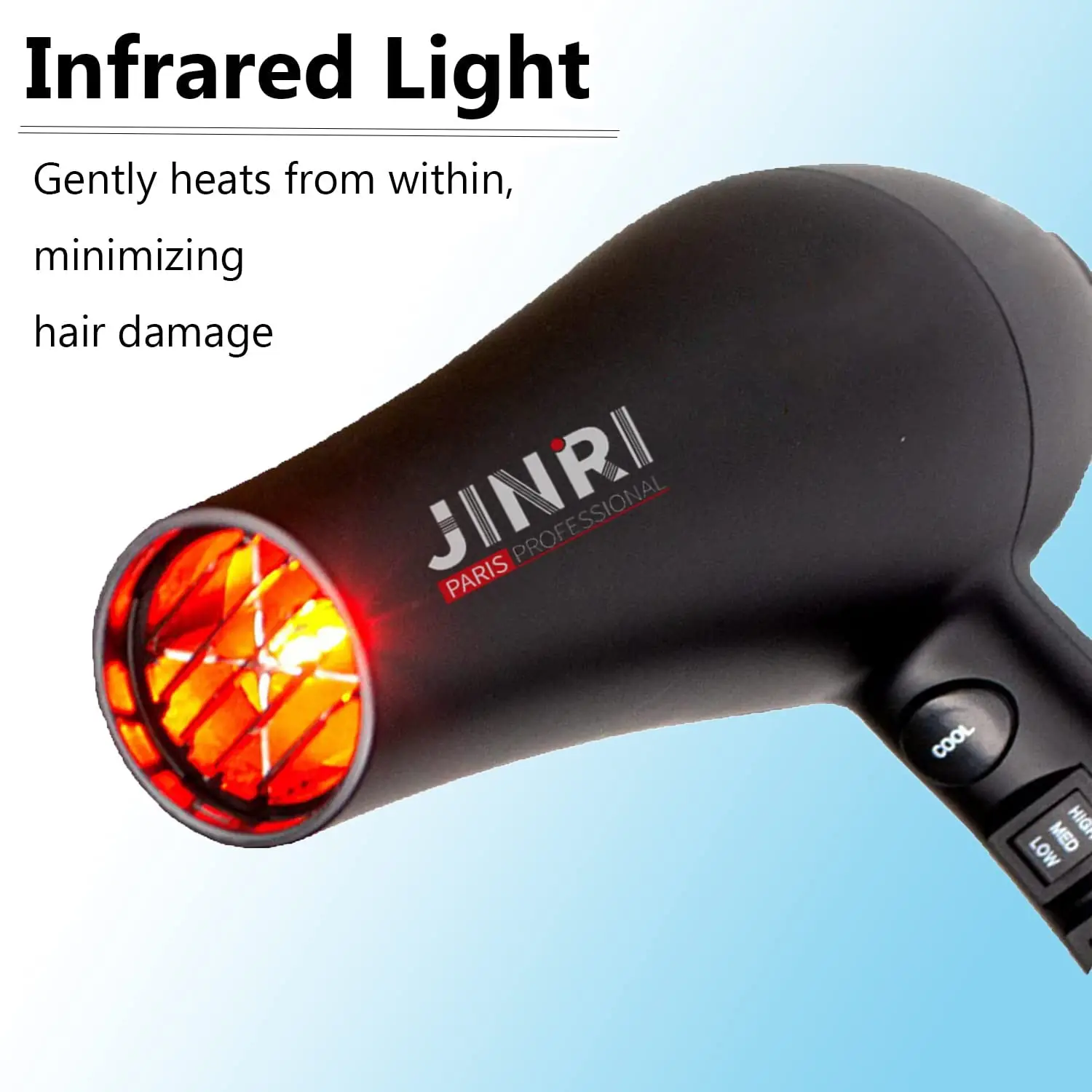 Hair Dryer, Professional Salon Negative Ionic Blow Dryers for Fast Drying, Pro Ion Quiet Hairdryer with Diffuser & Conc