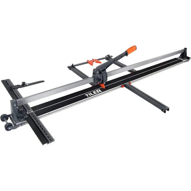 

TILER Manual Porcelain Ceramic Tile Cutters 48 Inch, Tough Steel Base With High Durability Aluminum Lateral Support 8102G-2Z