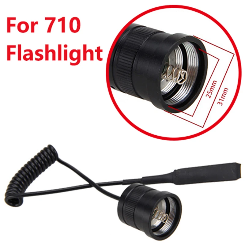 Flashlight Pressure Switch Controller For A100/501B/502B/C8/C8.2/C10/C11/C12/T67/710/802 Rat Mouse Torch Tail Switch For Hunting button light switch kit foam aircraft flashlight switch cap remote switch