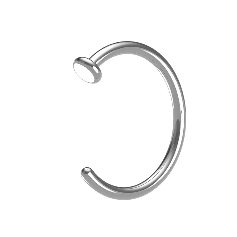 6/8/10mm Surgical Steel Fake Non Nose Stud Ring False Lip Curler Septum Piercing Hoop Jewelry for Women Men Body Accessories piercing jewelry,nose rings,body piercing jewelry,body jewelry