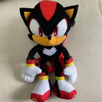 Classic Game Character Black Shadow 55CM Plush Backpack  Anime Silver Doll Children’s Comfort Toy Birthday Christmas Gift