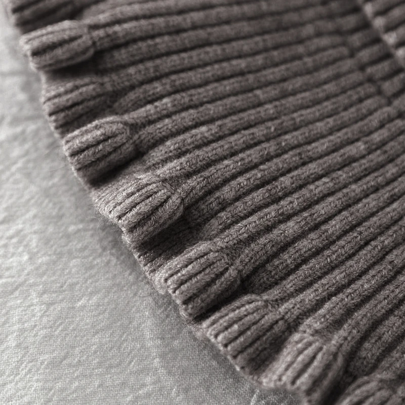 

Women Detachable Fake Collar Winter Turtleneck Removable Ribbed Knitted Dickey Scarf Sweater Clothing drop shipping