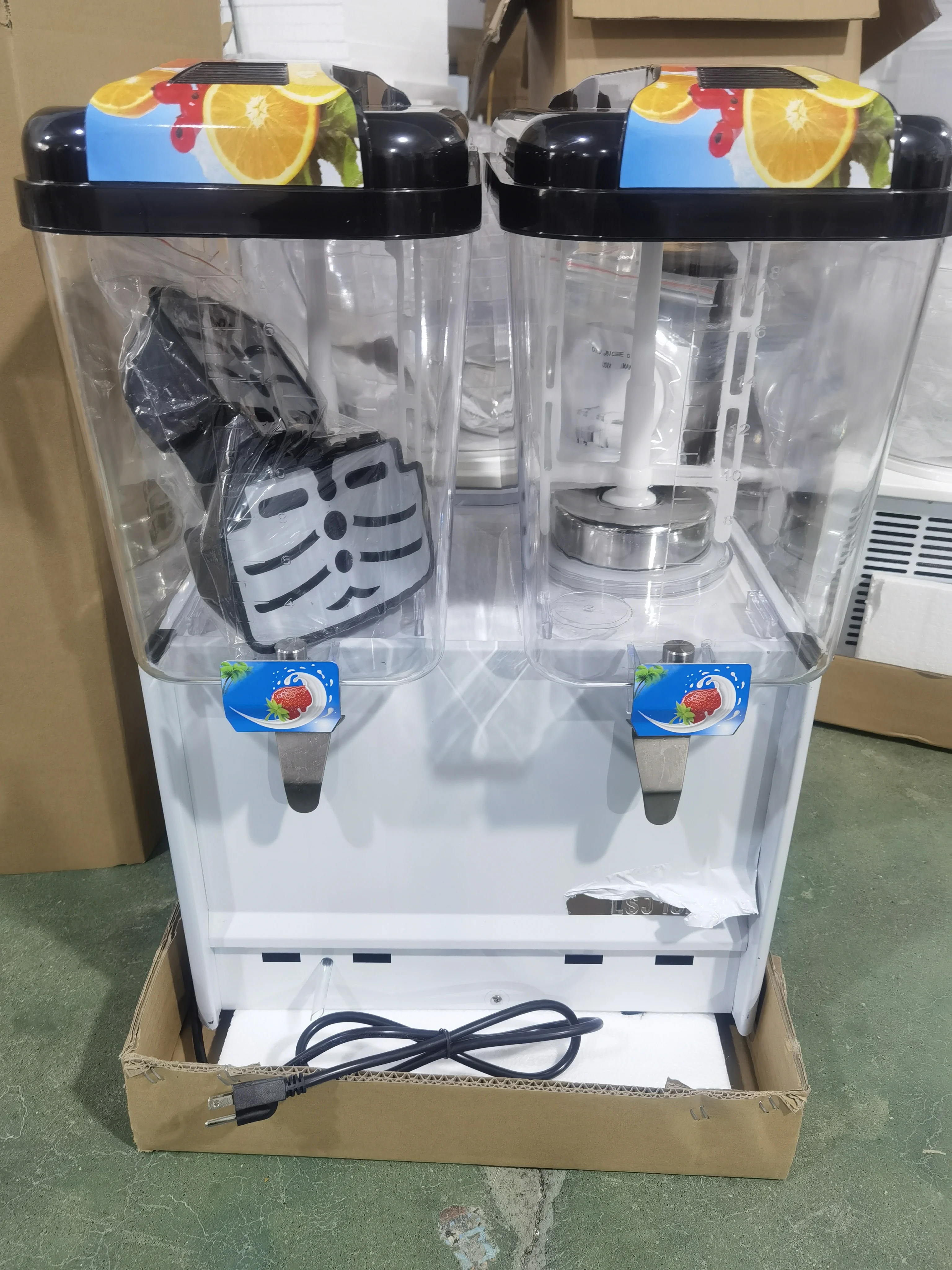 Commercial Juice Beverage Dispenser Drinking Machine For Cold And Hot Soft Drink