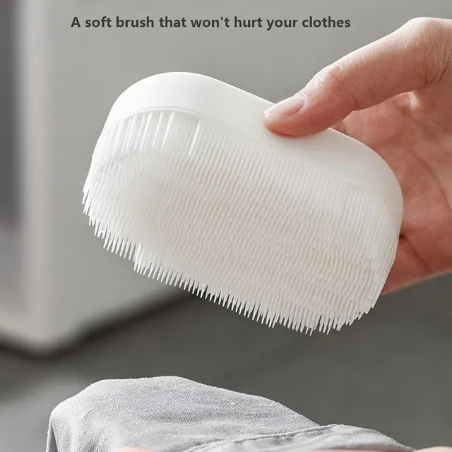 Description Picture 2 of itemClothes Scrubbing Brush Multifunctional Soft Fur Shoes Brush Household Minimalist Laundry Brush Cleaning Supplies
