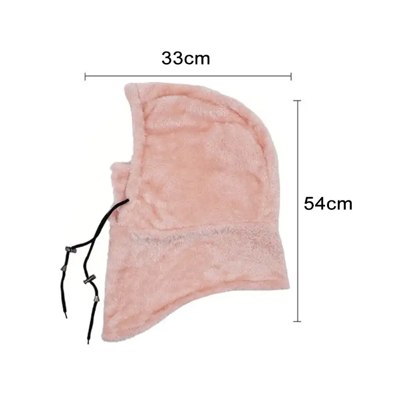 Sherpa Hood Ski Mask Ski Mask for Women Men Balaclava Women Face Mask for Cold Weather Winter Windproof Coldproof Plush Mask 3