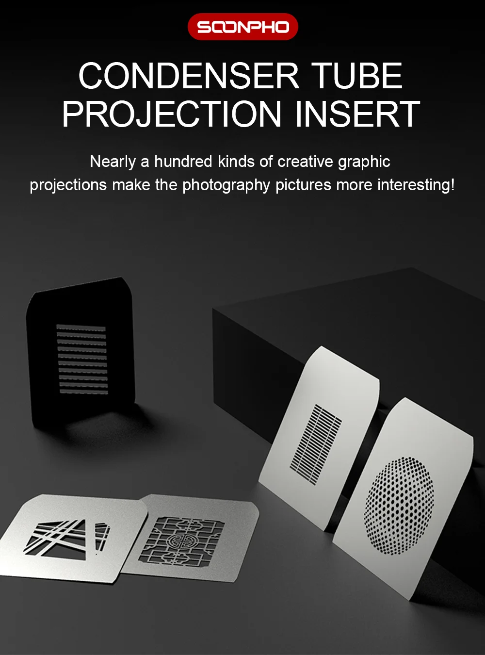 Conical Snoots Graphic Cards For OT1 OT1PRO Projection Film  DIY Shape Insert Ph