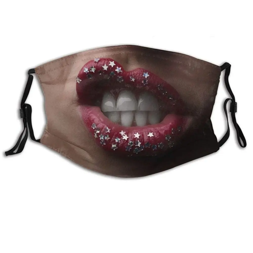 3D Personality Printed Breathable Cosplay Mask - Funny Facial Expression
