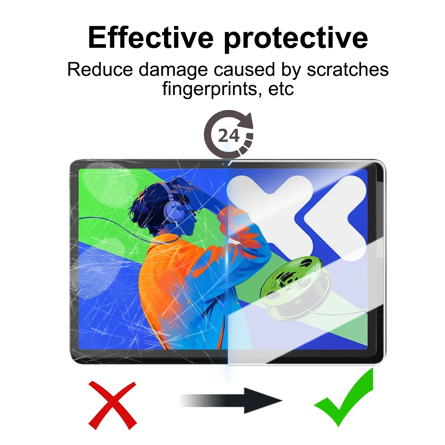 12inch HD Screen Protector Easy to install Tempered Glass for Lenovo Idea Tab Pro 2025/Yoga Tab Plus 2025/Tab P12 2023 12.7''