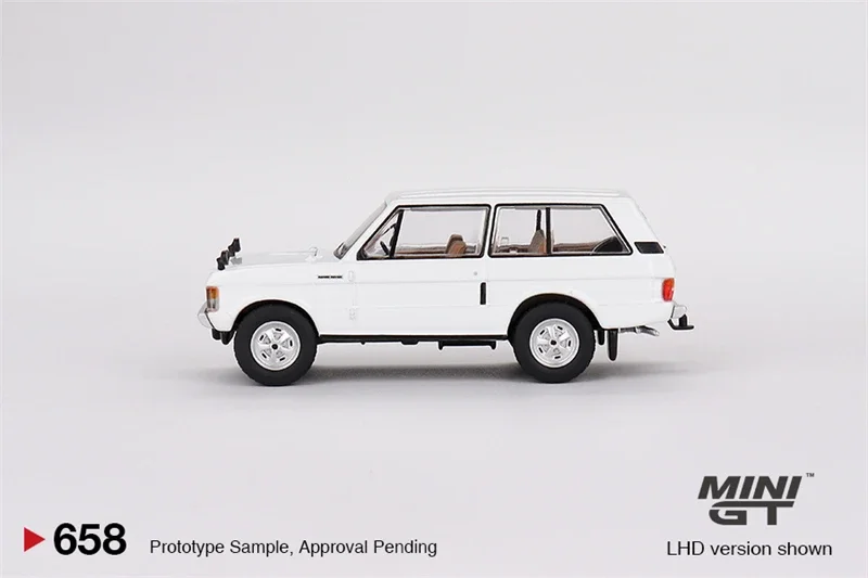 

Белая литая модель автомобиля MINIGT 1:64 Rover Davos