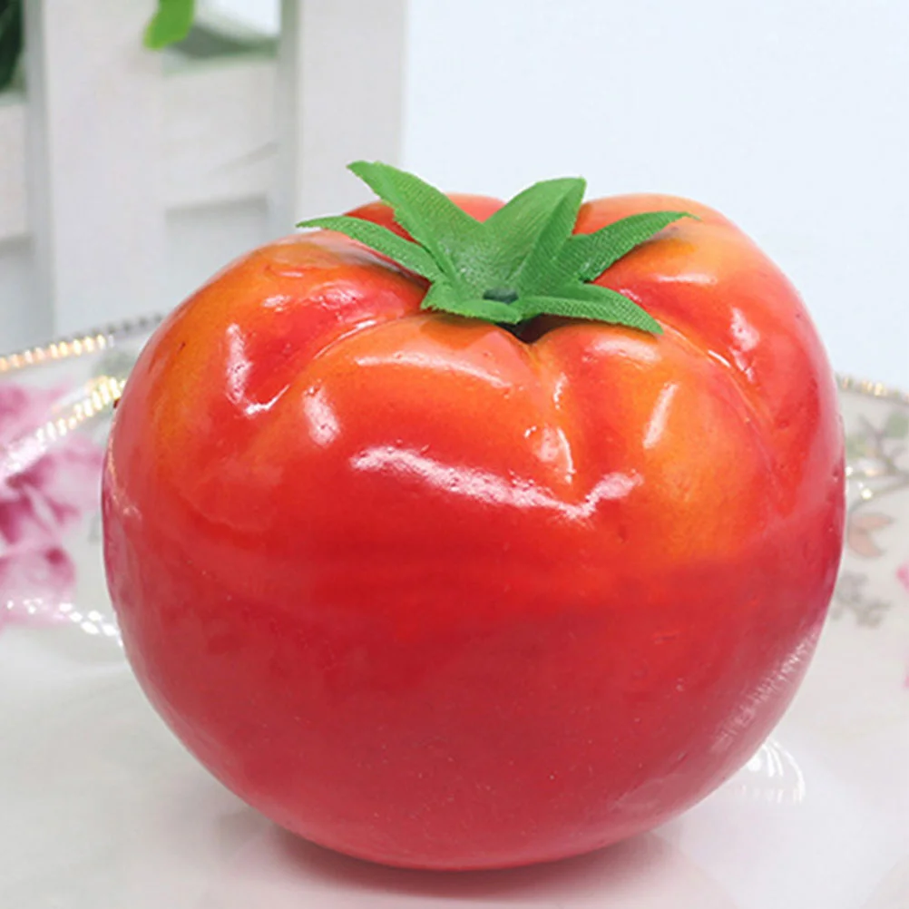 

15 Pcs Artificial Tomato Decor Fake Vegetables Model Veggie Decoration Foam Realistic