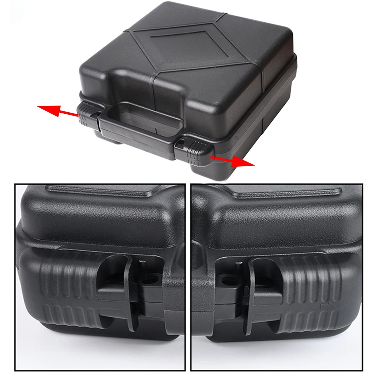 Storage Box Tool Bag Tool Case Tool Organizer Instrument Box Storage Case Tool Box Organizer Tool Box Heighten Carry Case Bag With pre-cut Sponge Storage Box Safety Protector 238x208x120MM