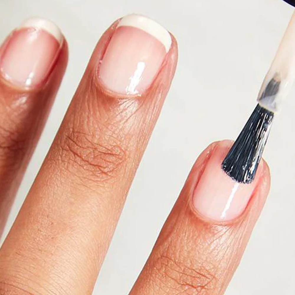 Tinovo Uno Stronger Nail Strengthener Clear Natural Dry Nail Hardener Bright Oil Polish Top Coat for Repair Thin Soft Nails 3