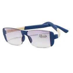 Ultra - Light Unisex Blue Light Blocking Reading Glasses - Elegant & Comfortable Eyewear - +400 (Blue)