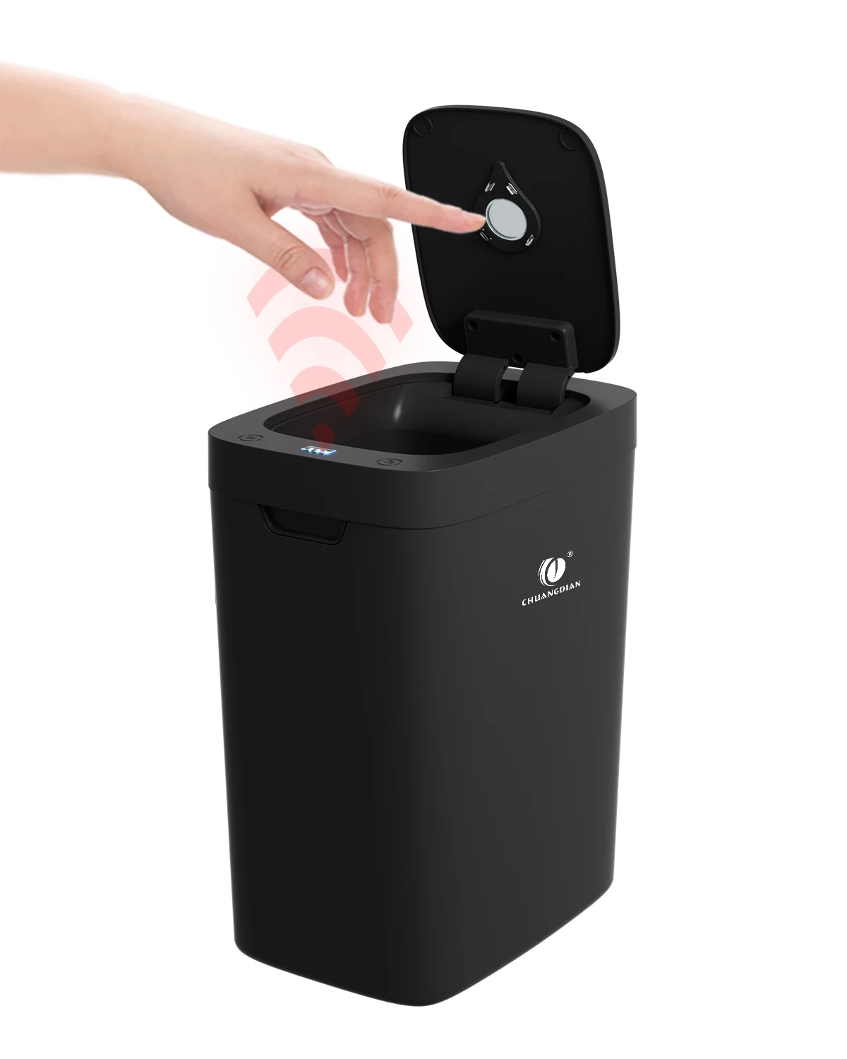 Pattumiera Da Tavolo/Montaggio A Parete Con Coperchio Sensore Touchless Bidone Della Spazzatura Per Bagno Wc Cucina Cassetto Auto Smart Waste Bin 6L