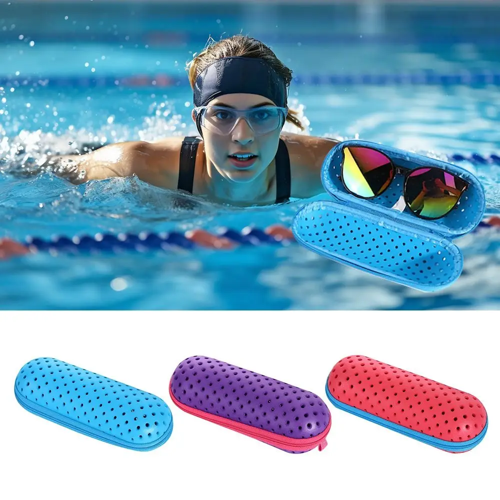 

Soft Swimming Goggles Storage Box Protective Cover EVA Myopia Glasses Case Eye Wear Accessories Swimming Equipment Glasses Box