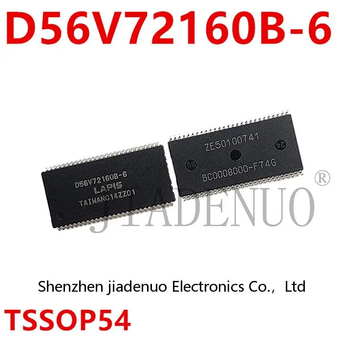 

(2 шт.) 100% новый Φ TSSOP54 память D56V72160B6 чипсет