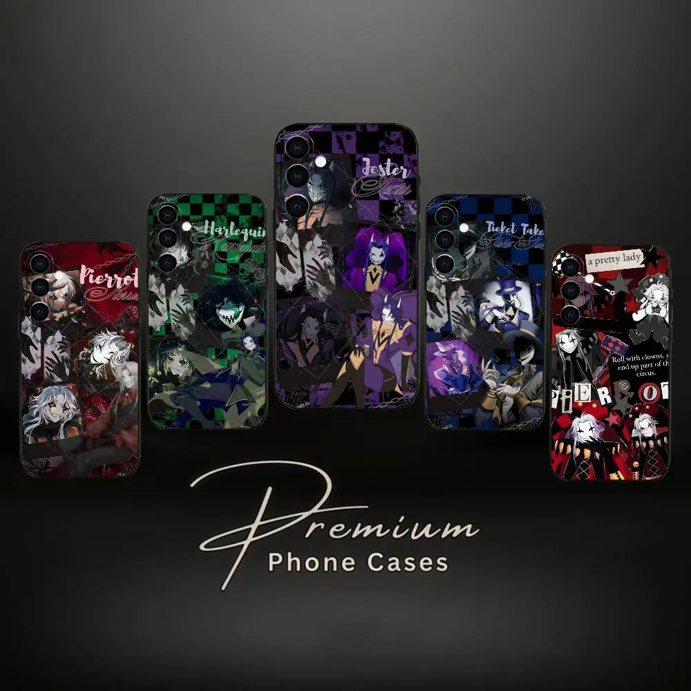 Freaks Circus Soft Silicone Black Phone Case