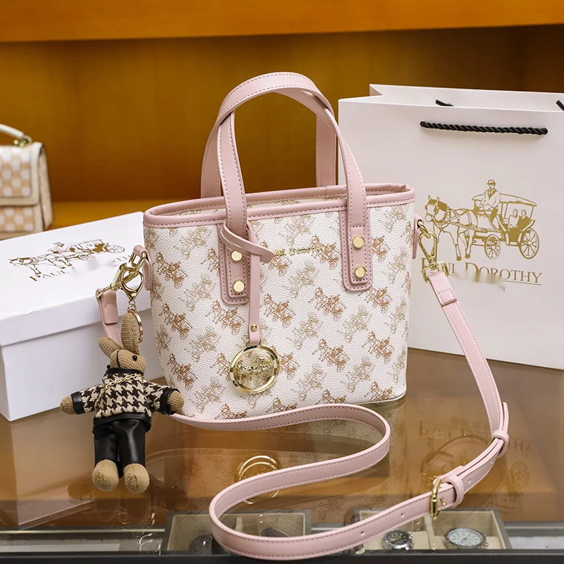 Mini tote bag borsa a spalla donna borsa a tracolla a secchiello_voghion.com
