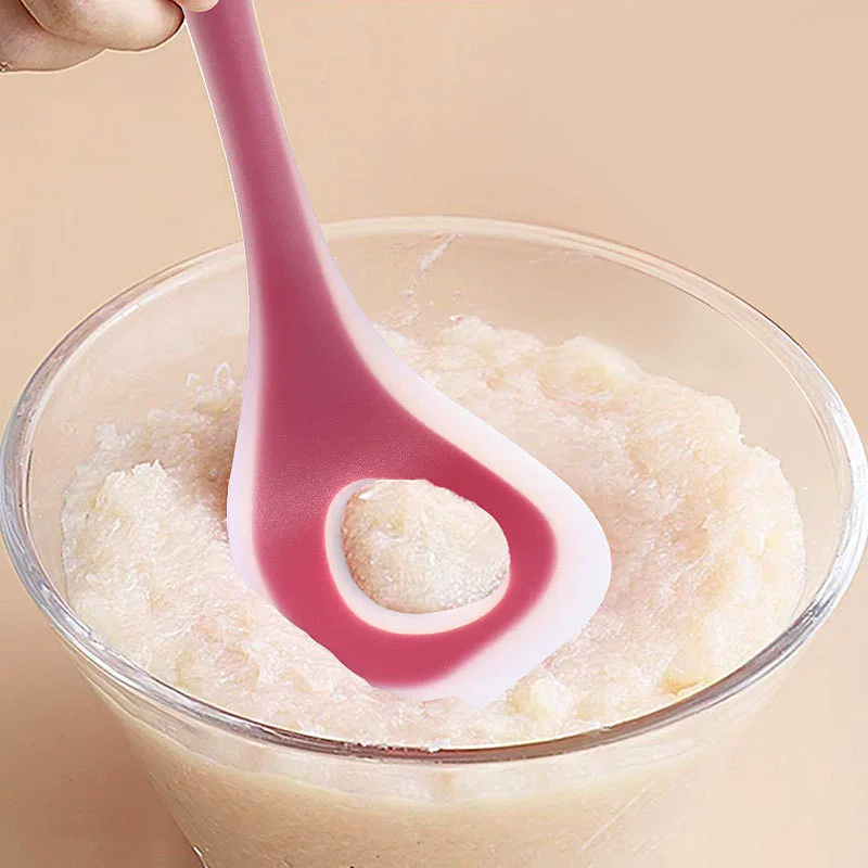 1pc Creative Silicone Meatball Maker Tool Durable Fish Ball Spoon Meatball Press Spoon Manual Meatball Scoop