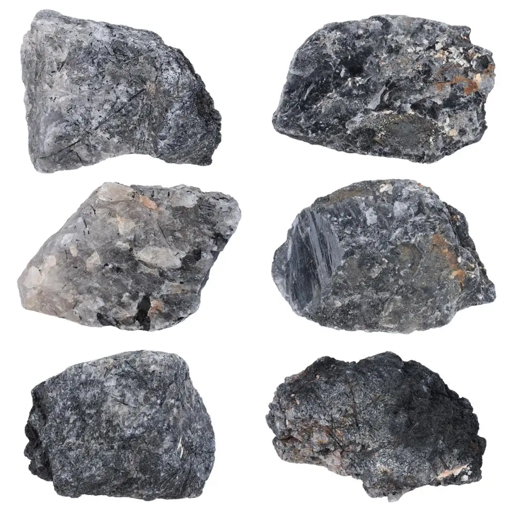 TUMBEELLUWA 500-700g Natural Raw Black Rutilated Quartz Crystal Stone Reiki Healing Rough Mineral Specimen For Home Decor
