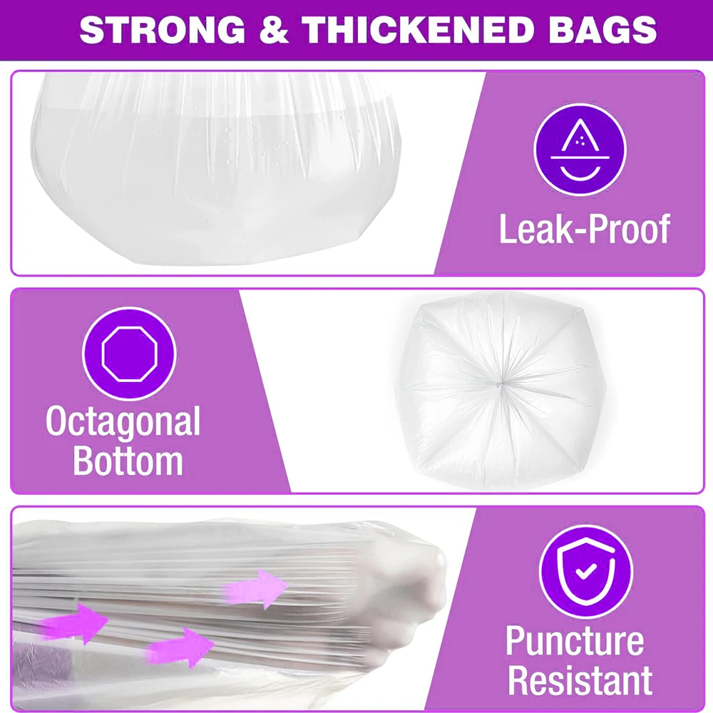 Trash Bags Disposable Trash Bags Garbage Bags Xtratuff Basics Trash Bags 13 Gallon Flap Ties Medium Garbage Bags White Trash Bag 180 Count