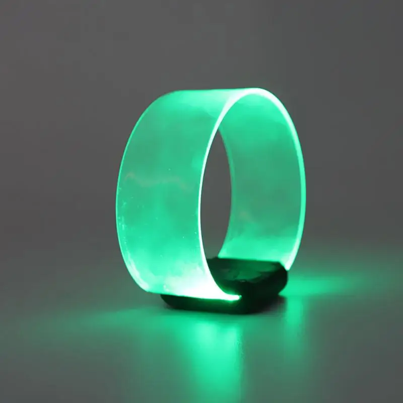 99% SALE LED Bracelet LED Battery Fluorescence Light-emitting   Wristbands Night Running Armband Glow Luminous Party Supplies