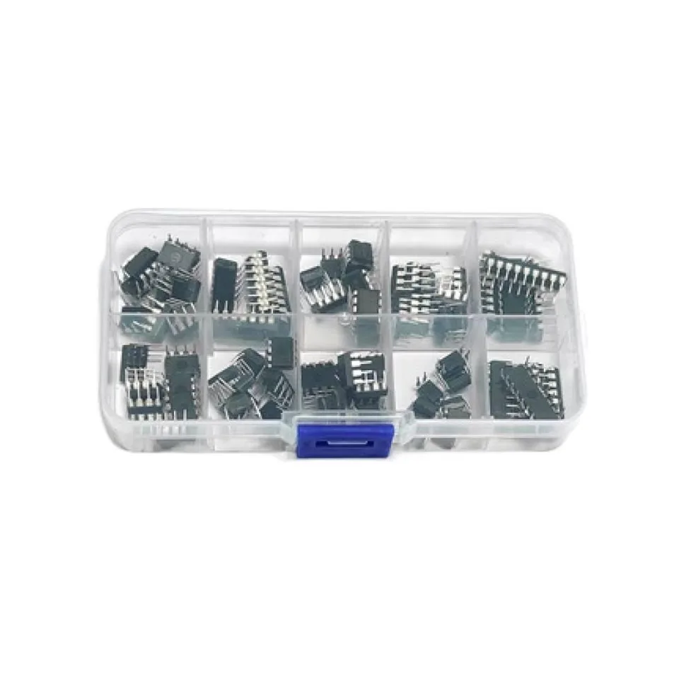 Kit Surtido de 85 Piezas IC 10 Tipos de Chips de Circuito Integrado