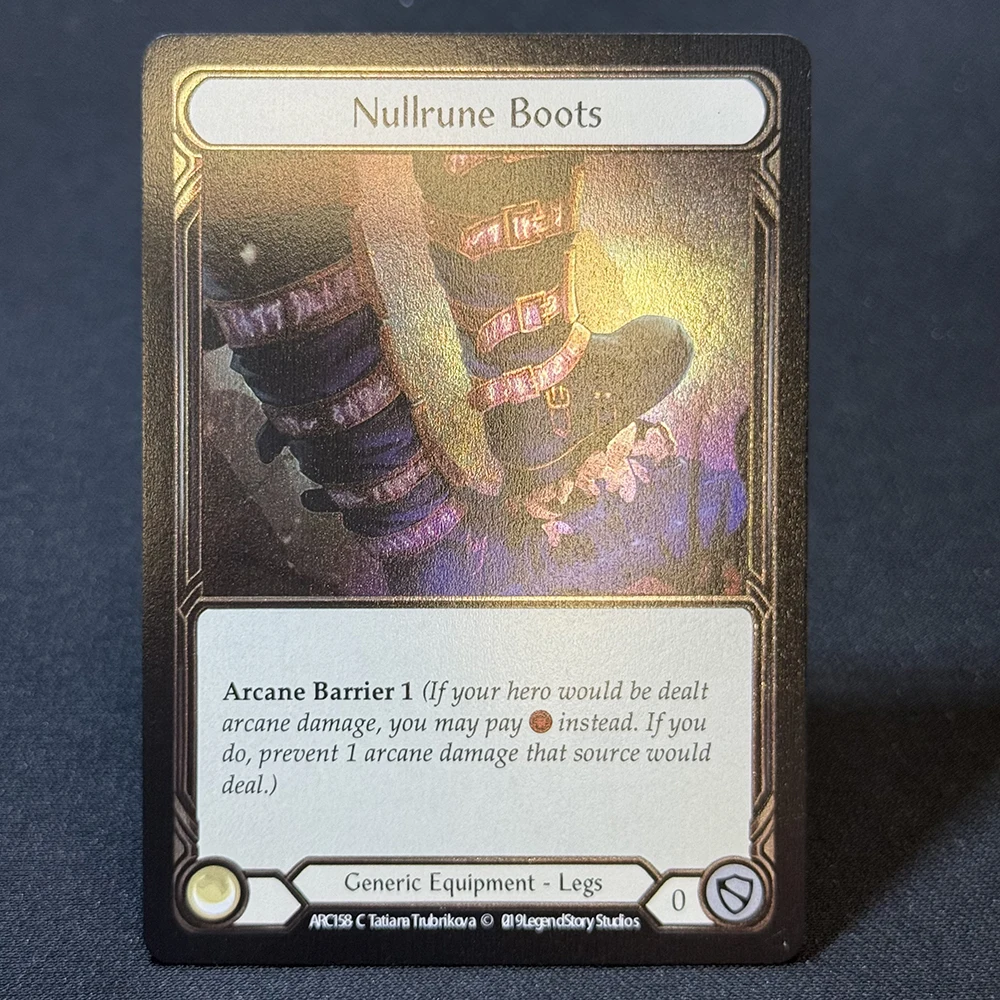 FAB Cold Foil Proxy Card Runechant Seismic Surge Uzuri Will of