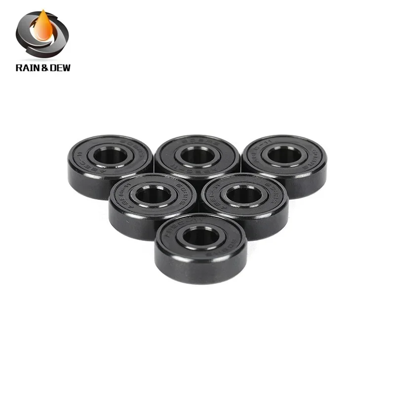 Ball Bearings Metal Shielded Ball Bearings Linear Bearing Rod End Bearing Spherical Bearings Hybrid Ceramic Bearing Oil Bearing Bearing Needle Roller 8Pcs 608RS ABEC-11 608 Roller Skate Scooter 8X22X7mm Skateboard 608-Black Bearings High Performance
