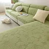Polar Fleece Flower Jacquard Sofa Cover Is Soft and Comfortable for All Seasons, Anti-Cat Scratch Breathable Sofa Cover 5