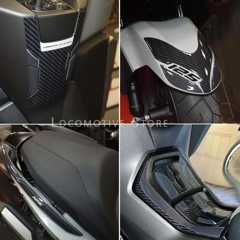 Forza125 Accessories 3D Epoxy Resin Sticker Kit Protection  For Honda Forza 125 2021 2022 2023