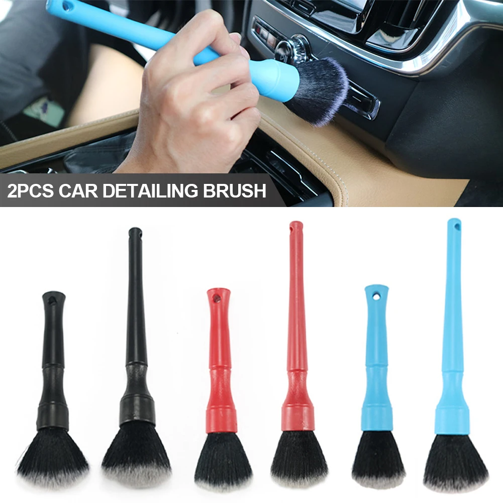 Car Detailing Brush Fibre Super Soft Cleaning Brush Car Interior Detailing  Kit Electrostatic Dust Remove Tools Wash Accessories - AliExpress