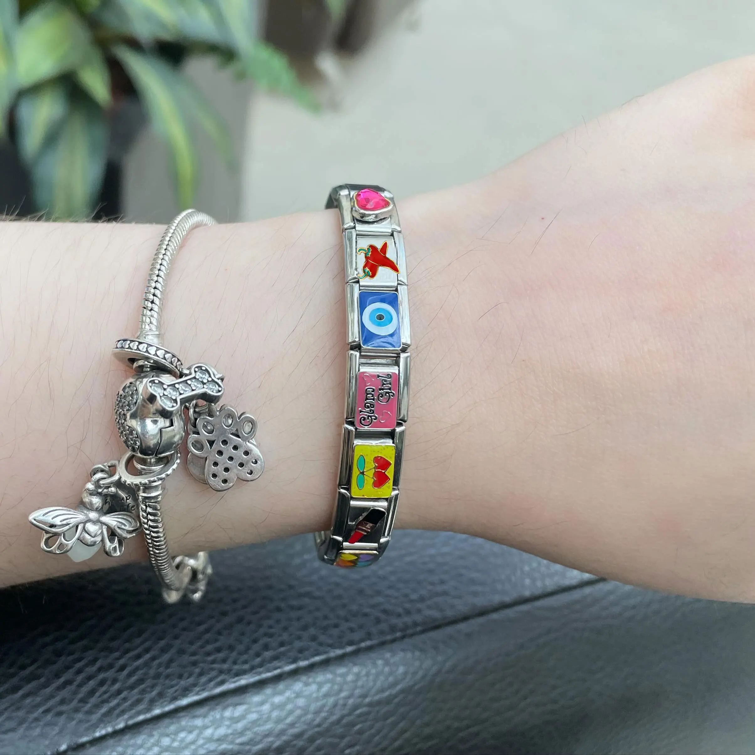 Semkeiyee Süße Frucht Kirsche Erdbeere Chili Traube Italienische Charms Fit 9mm Italienische Armband Armreif Frauen Machen DIY Schmuck geschenk – Detail 7