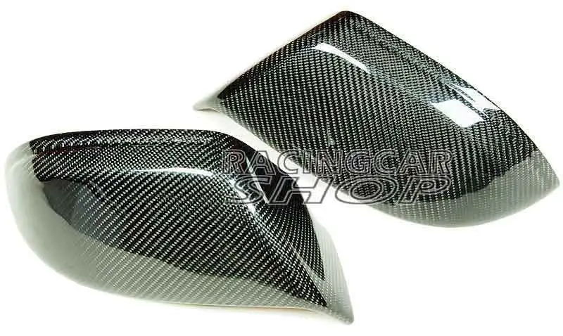 REAL CARBON FIBER MIRROR COVER 1PAIR for AUDI A7 S7 RS7 4G 4G8 2011UP