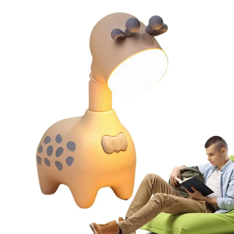 

Cartoon Kid Lamp Child Bedroom Lighting Novelty Animal Cartoon Giraffe LED Children Bedside Light Nursery Lamp