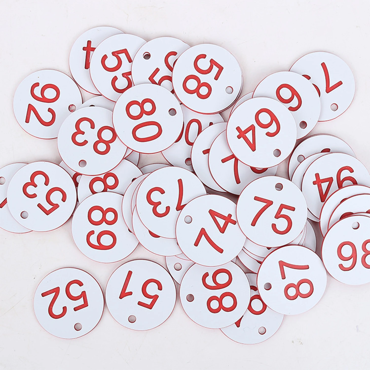 1-50 Numbered Beehive Labels Beehive Numbered Labels Holes Classification Marks Beekeeping Supplies Id Number Label Beekeeping Tools Beekeeping Accessories