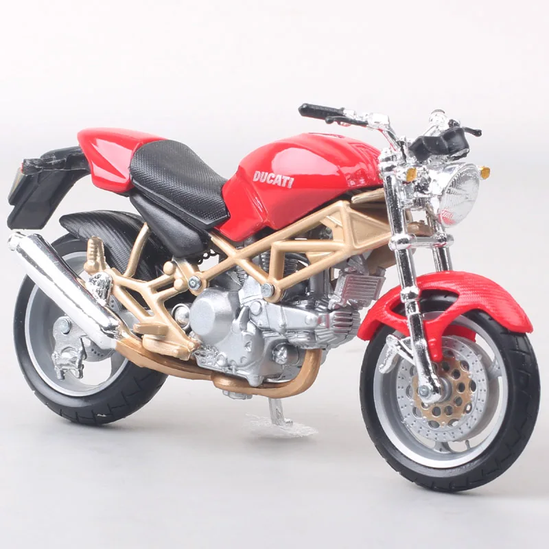 Bburago 1/18 Scale Ducati Monster 900 Motorcycle Model Diecast Toy Moto Bike Vehicle Red Thumbnails Hobby Gift For Kids Boys