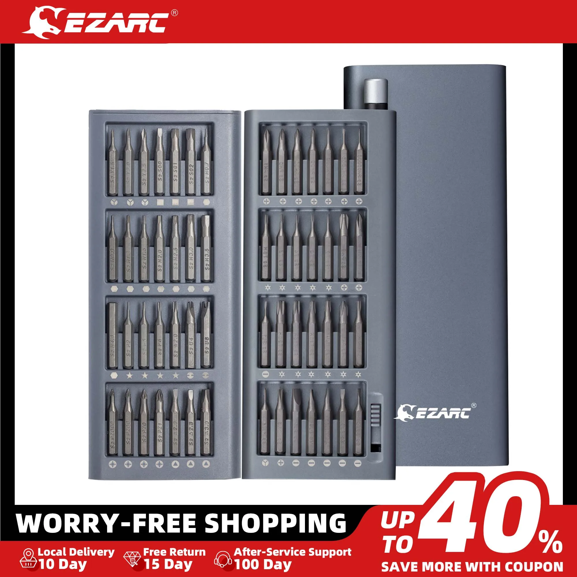 EZARC 57 in 1 Mini Precision Screwdriver Set Tools Driver Bit