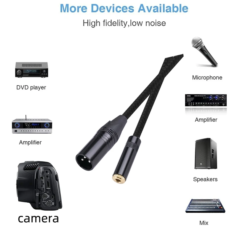 R91A  3.5mm  XLR  3Pin ׷ ̺ ǻ Ŀ   Ʃ
