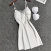 Blanc 5 pièces ensemble de sommeil Pyjamas dame dentelle Satin Pyjamas Kimono robe de bain vêtements de nuit amples maison vêtements col en v vêtements de nuit décontractés