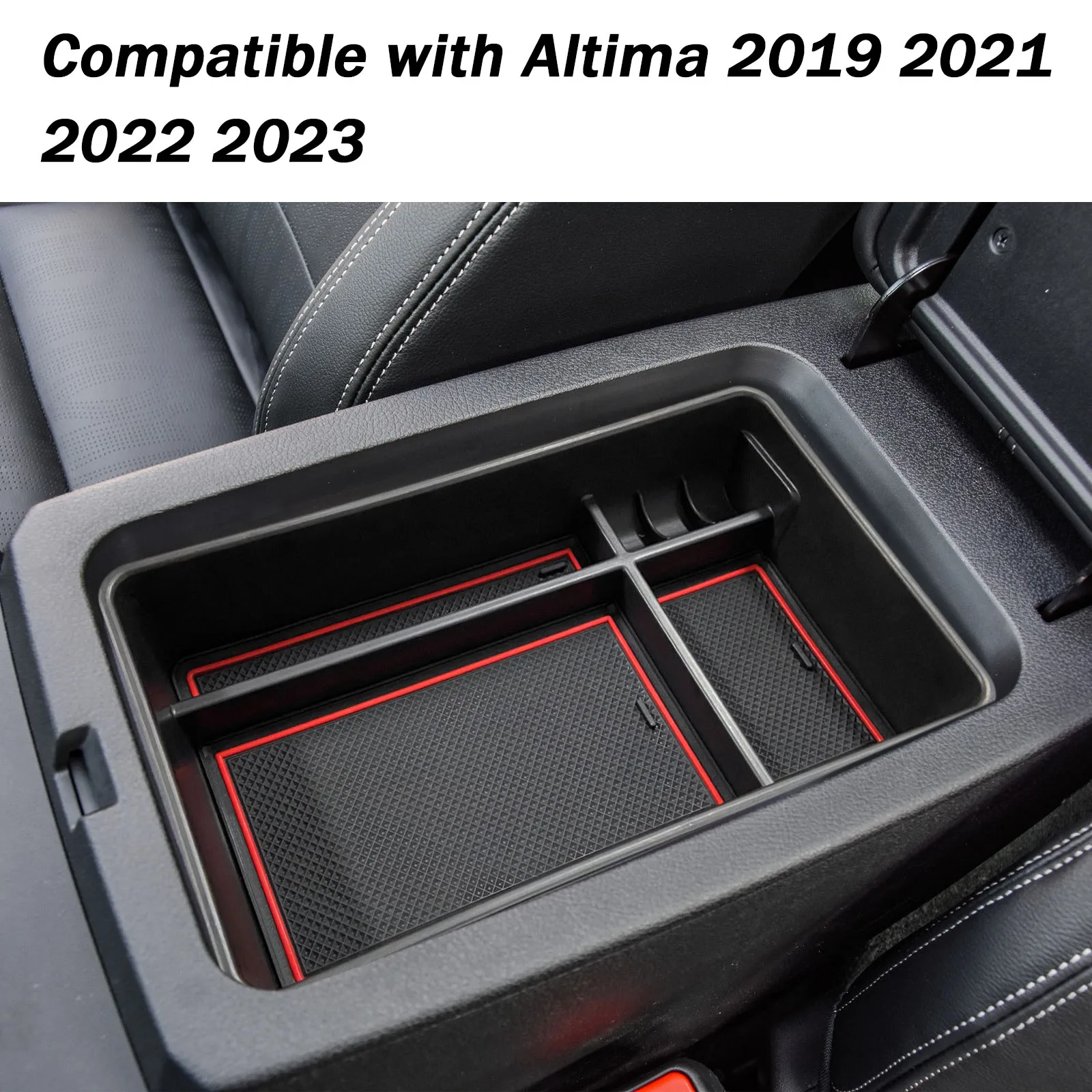 Center Console Tray Organizer For Nissan Altima 2019 2020 2021 2022 2023 Accessories Container Stowing Glove Box Pallet Holder cloudfireglory blue box center console organizer holder abs accessories for toyota rav4 2019 2020