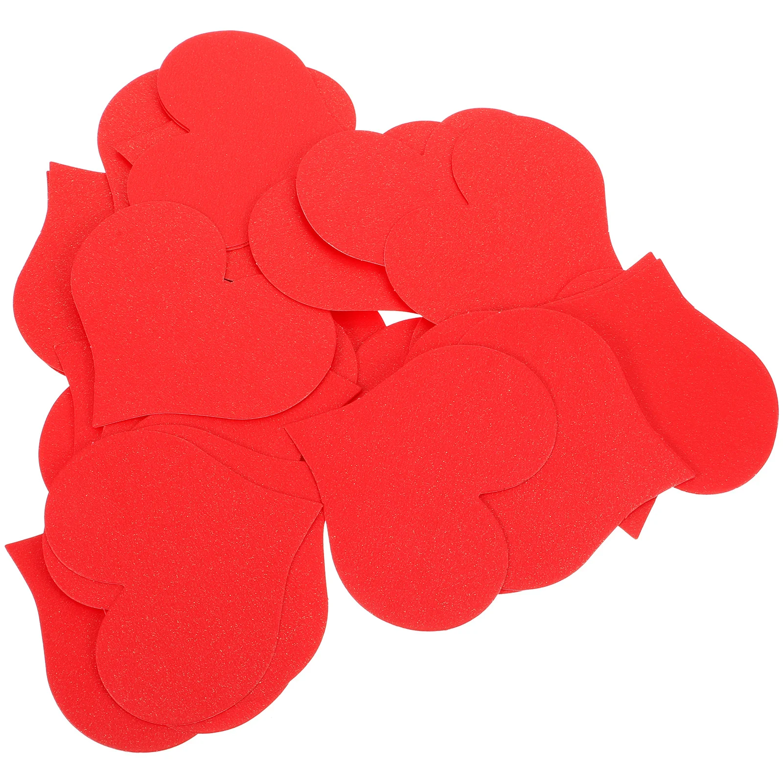 100개 벽 장식 하트 모양 카드 발렌타인 데이 빈 인사말 카드