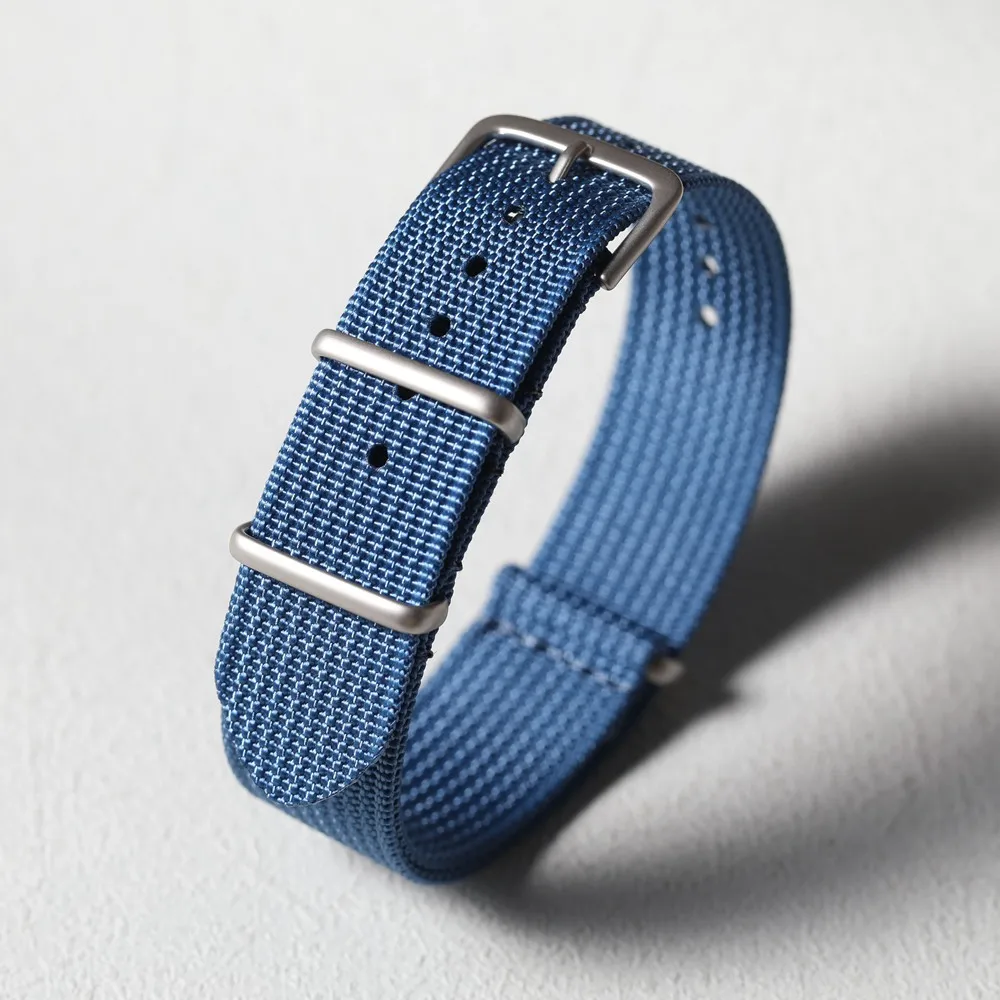 Nylon Woven Soldier Retro Strap - Dustproof and Waterproof - Black, Gray, Green, Blue